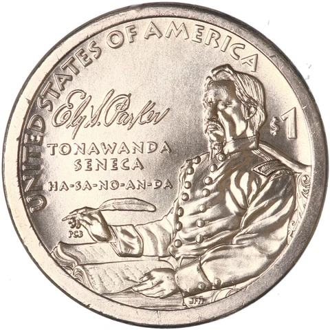 2022 P Native American Sacagawea Choice BU Dollar US Mint Coin Cover