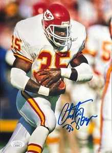 Christians Okoye Signed 8x10 Photo Kansas City Chiefs The Nigerian Nightmare JSA - Picture 1 of 2