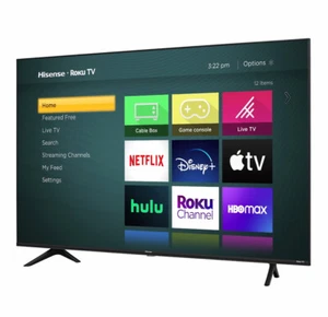 Hisense R6E3 58" 4K LED Smart TV - Black Class 4K UHD LED LCD - Picture 1 of 13