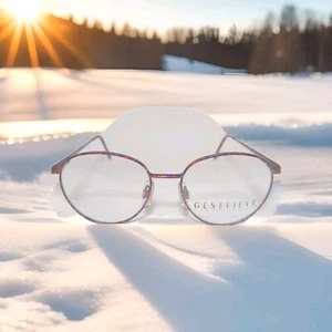 GENEVIEVE PARIS DESIGN EYEGLASSES FRAME MO SPICY PURPLE RETAIL $100.00 - Picture 1 of 8