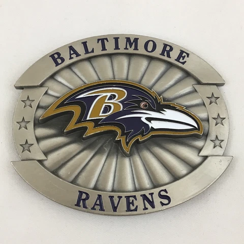 NFL 2009 Baltimore Ravens Football Belt Buckle Siskiyou Sports Cover
