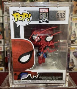 Marvel Spider-Man #593 Firmado por Andrew Garfield Funko Pop Beckett Certificado de Autenticidad Bas - Imagen 1 de 9