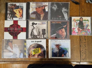 10 CD lot 90s country Kenny RogersTravis Tritt Trace Clay Brooks Neal Wade!!!! - Picture 1 of 2