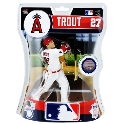 MIKE TROUT #27 LOS ANGELES ANGELS IMPORTS DRAGON ACTION FIGURE NEW - Image 1 of 2