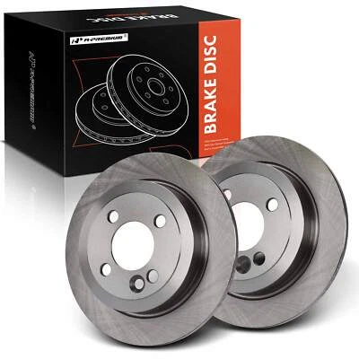 Rotores de freio a disco traseiros A-Premium 2 peças para Mini Cooper 2007-2015 1.5L 1.6L 2.0L - Imagem 1 de 4