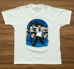 ELVIS PRESLEY Hip-Swiveling Leg Shaking Single Stitched T-Shirt XL Screen Stars - Picture 1 of 9