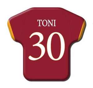 Calamita Simile a T-Shirt Calcio Stagione 2009/2010 Roma 30 Luca Toni - Picture 1 of 9