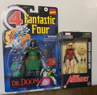 Marvel Legends Doctor Doom Fantastic Four Retro Dr Doom y Warbird Dark Avengers Foto 1 de 4