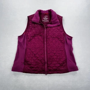 LL Bean Weste Damen XL lila Thinsulate gesteppt Fleece gefüttert warm Reißverschluss - Bild 1 von 12