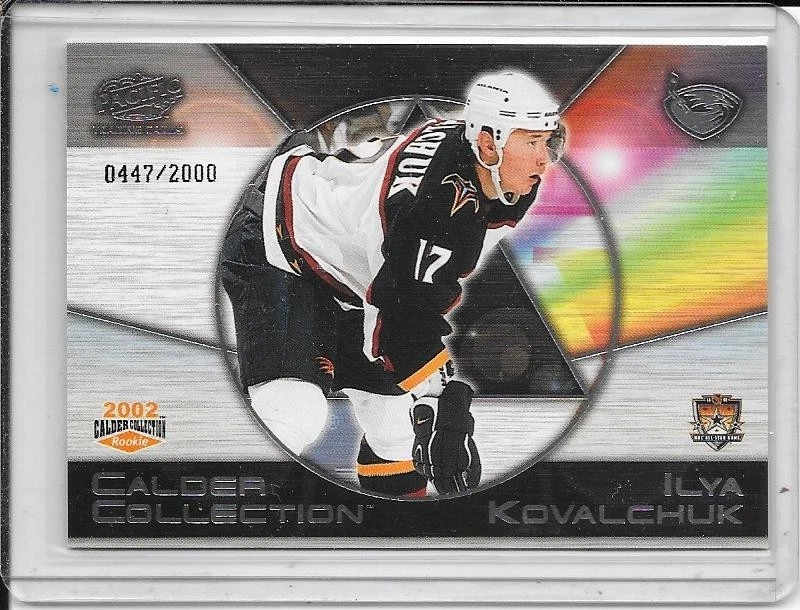 2002 Pacific Ilya Kovalchuk Calder Collection All-Star Fantasy # 2 #d/2000 - Image 1 of 2