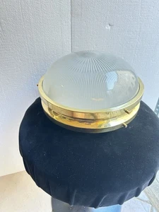 LAMPADA DA MURO 60s ARTEMIDE SERGIO MAZZA mod.SIGMA OTTONE CRISTALLO WALL LAMP - Picture 1 of 19