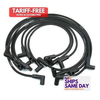 Pertronix Ignition 808210, Kit 8Mm Custom Wire Set - Black Performance Parts - Image 1 of 4