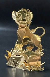 Danbury Mint - Adorno de Navidad Dorado Disney - Rey León "SIMBA" - Imagen 1 de 10