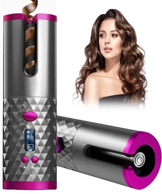Crazy Beauty Cordless Automatic Wireless Hair Curler Rotating handheld Portable - Image 1 of 4