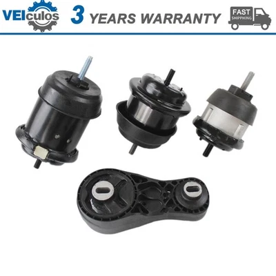 Juego de 4 piezas de kit de montaje de motor para Chevrolet Traverse para GMC Acadia 2009-2015 Foto 1 de 4