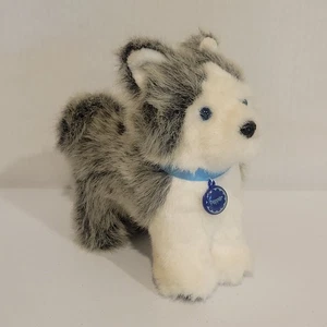 Muñeca American Girl perro pimienta con collar 2013 mascota retirada husky trineo perro - Imagen 1 de 9