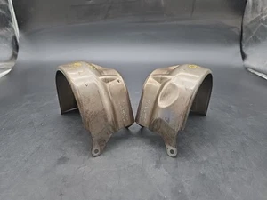 2007-2009 PORSCHE 911 997 TURBO 997123216 TURBOCHARGER HEAT SHIELD PAIR Q6-447 - Picture 1 of 9