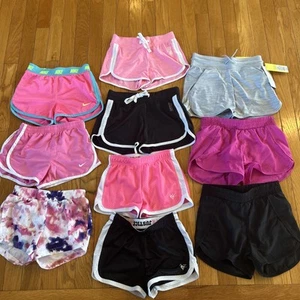 10 Piece Lot Athletic Sport Shorts Size 6/7 Nike Justice Old Navy All In Motion - Picture 1 of 13