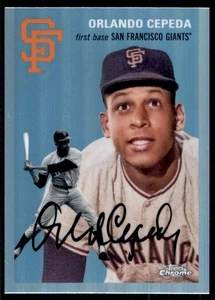2023 Topps Chrome Platinum Anniversary #13 Orlando Cepeda Refractor - Picture 1 of 2