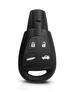 Key Fob Remote Replacement Fit for Saab 9-3 9-5 2003-2011, 4 Buttons 433MHZ  - Picture 1 of 7