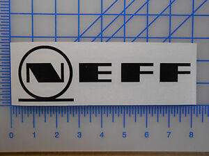 Neff Logo Decal Sticker 3" 5.5" 7.5" 11" Glasses Sunglasses Daily Shirt Beanie