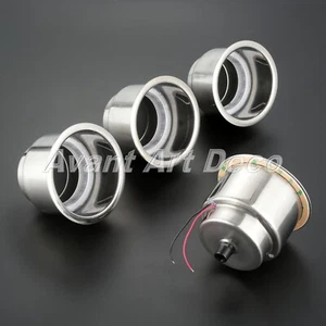 4Pcs Boat Yachting Truck Camper Stainless Cup Bottle Holder with Red LED Light - Picture 1 of 10