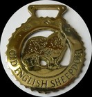 OLD ENGLISH SHEEPDOG      Horse brass    (N606)
