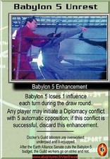 Babylon 5 CCG-babylon 5 unrest/deluxe