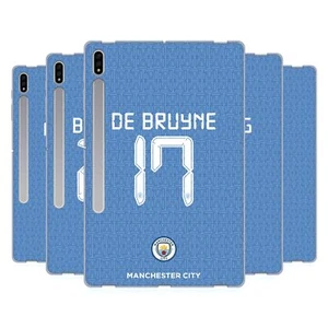 MAN CITY FC 2021/22 PLAYERS HOME KIT GROUP 1 SOFT GEL CASE FOR SAMSUNG TABLETS 1 - Picture 1 of 17