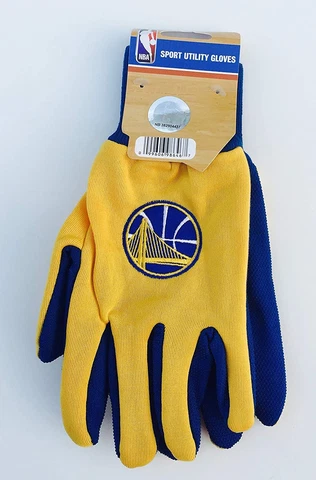 Golden State Warriors 2 Tone Non-Slip Utility Gloves Cover