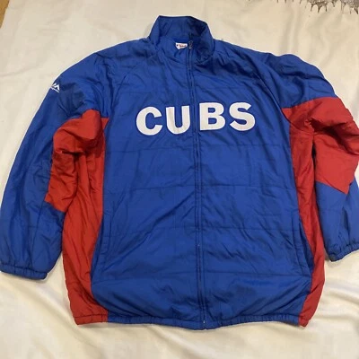 Men's Majestic MLB Chicago Cubs Coat Size 3XLT - Image 1 of 4