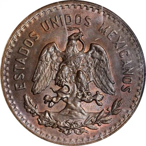 MEXICO ESTADOS UNIDOS 1927 5 CENTAVOS COIN CERTIFIED UNCIRCULATED NGC MS66-BN - Picture 1 of 8
