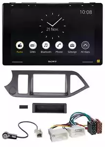 Sony USB MP3 DAB Bluetooth Autoradio für Kia Picanto ab 2011 ohne Start-Stop - Bild 1 von 8