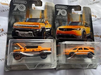 火柴盒 70 周年移动零件 2022 年悍马 EV 压铸 2021 马自达 批量 2 — 第 1/4 张图片