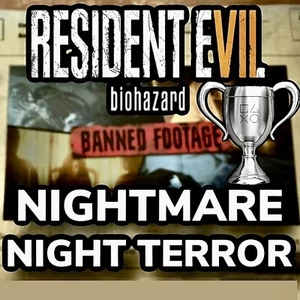 Resident Evil 7 - Nightmare / Night Terror Trophy Service (PS4, PS5, Xbox, PC) - Picture 1 of 1