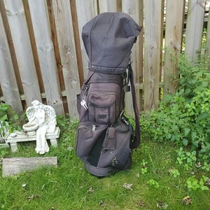 Knight Golf Bag 15 Way Divider With Cover And Rain Black Cart - Picture 1 of 11