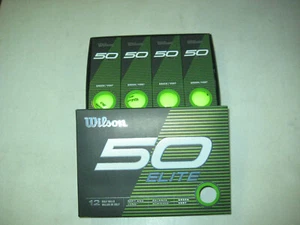 2 dozen BRAND NEW Wilson Staff Fifty Elite golf balls Green - Picture 1 of 1