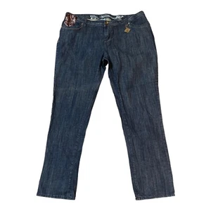 Apple Bottoms Jeans Women Size 20 (41x32)  Blue Denim Stretch 90’s Y2K - Picture 1 of 8