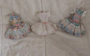VTG LOT Of 3 Dresses for Dolls 1950s  - Picture 1 of 9