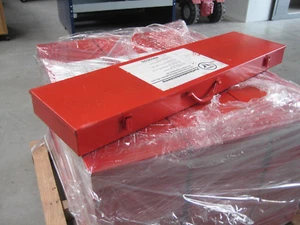 1x Metall Box Kiste Staubox Koffer Transportkiste Transportbox Case Blech - Bild 1 von 7