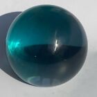Vintage Caithness Glass Turquoise Blue Two Tone Sphere Paperweight Signed C11G