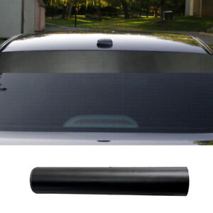 Matte Black Window Visor Sun Strip Vinyl Decal Sticker For Car Front Windshield