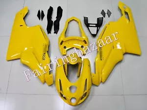 Fit for 2003 04 Ducati 749/999 Yellow ABS Injection Bodywork Fairing Kit - Picture 1 of 6