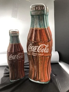 coca cola tins two of them 13 inches, and 9 inches tall - Picture 1 of 5