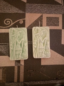 Witch full moon Candle With Cat (2) - Picture 1 of 1