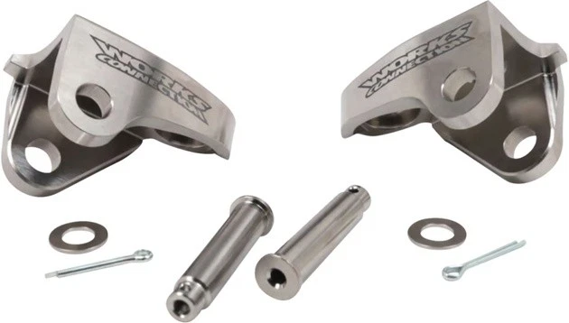 Works Connection Titanium Footpeg Mounts #20-520 for Honda CRF 250/CRF 450 - image 1 of 1