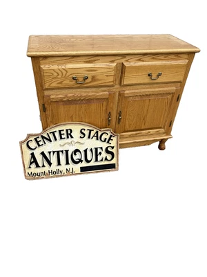 67223 Oak Buffet Sideboard Server Cabinet - Image 1 of 4