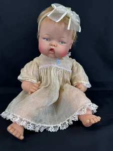 Vintage 1961 Ideal 14" kleine Däumelinchen Puppe Original Knopf Kopf Bewegung funktioniert - Bild 1 von 15