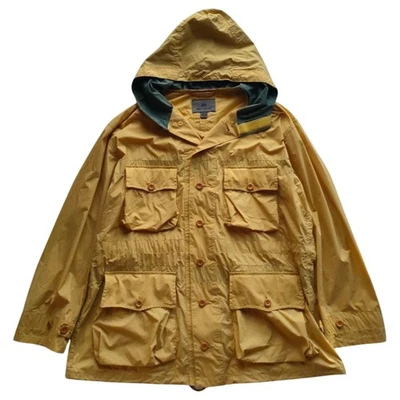 Nigel Cabourn Swedish Parka 48 Yellow Taslan Nylon Vegetable Dye 2019 F/S - Image 1 of 4