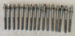 (16) VINTAGE 1980's TAMA SUPERSTAR IMPERIALSTAR FLOOR TOM DRUM TENSION RODS NICE - Picture 1 of 9